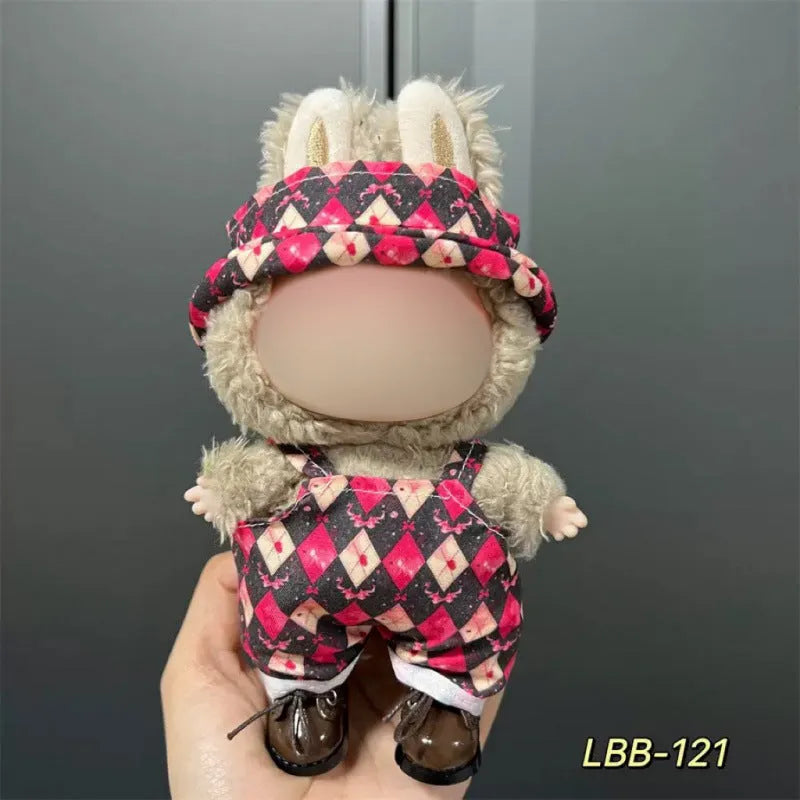 17cm plastic clothing for vinyl figurines with multiple style options