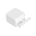 White Bluetooth finger robot remote control with rocker arm mechanism measuring 53x29x14mm