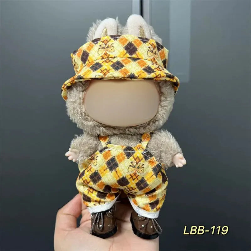 17cm plastic clothing for vinyl figurines with multiple style options