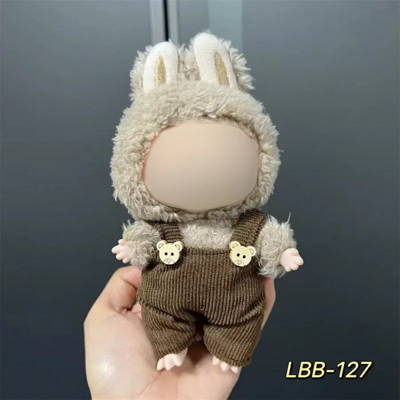 17cm plastic clothing for vinyl figurines with multiple style options