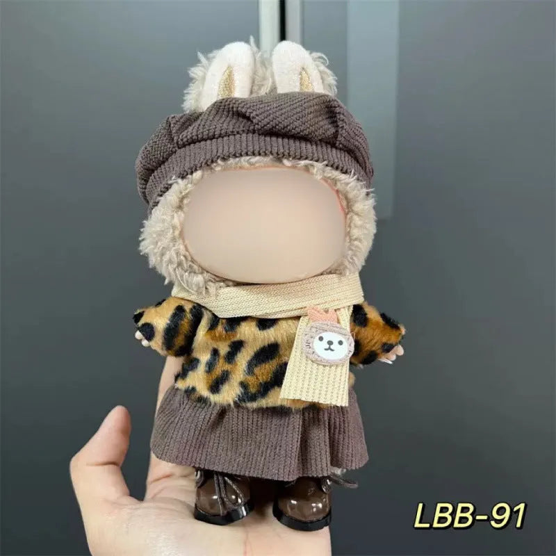 17cm plastic clothing for vinyl figurines with multiple style options