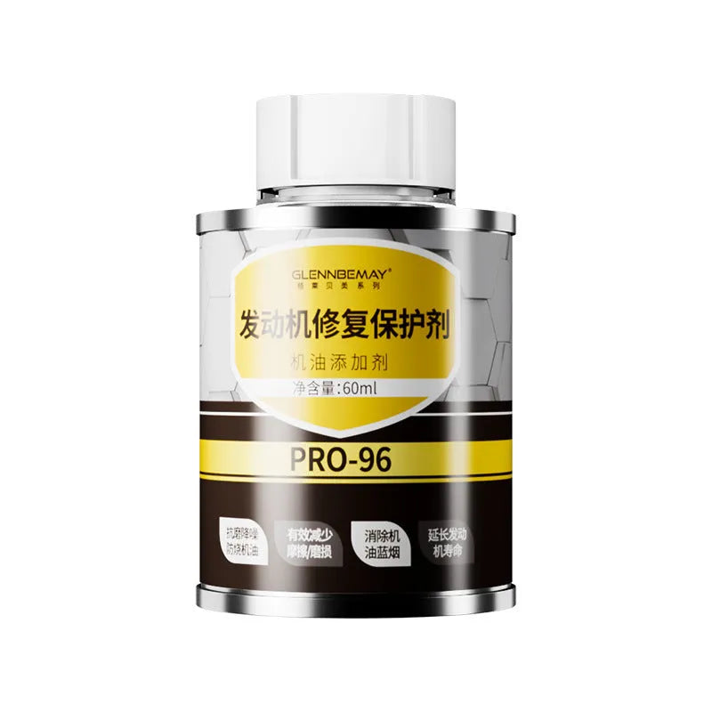 60ml engine anti-wear oil additive in white cover container for petrol and diesel engines