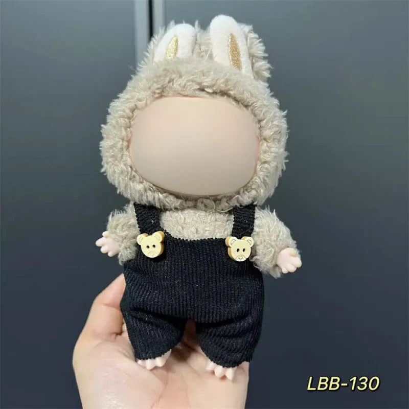 17cm plastic clothing for vinyl figurines with multiple style options