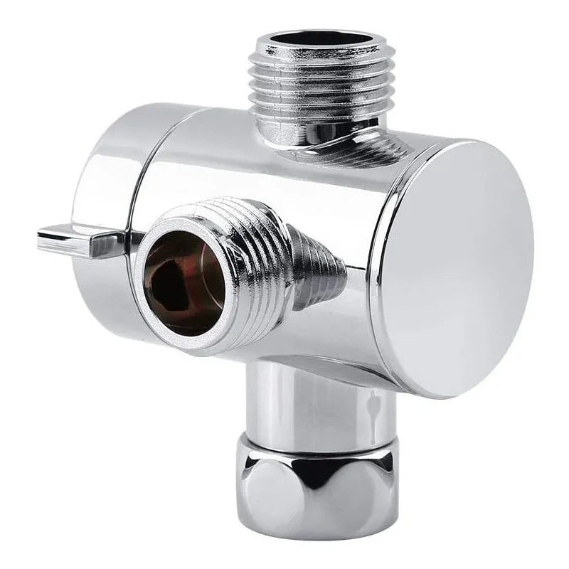 Copper water distributor for shower system with American bracket ball joint.