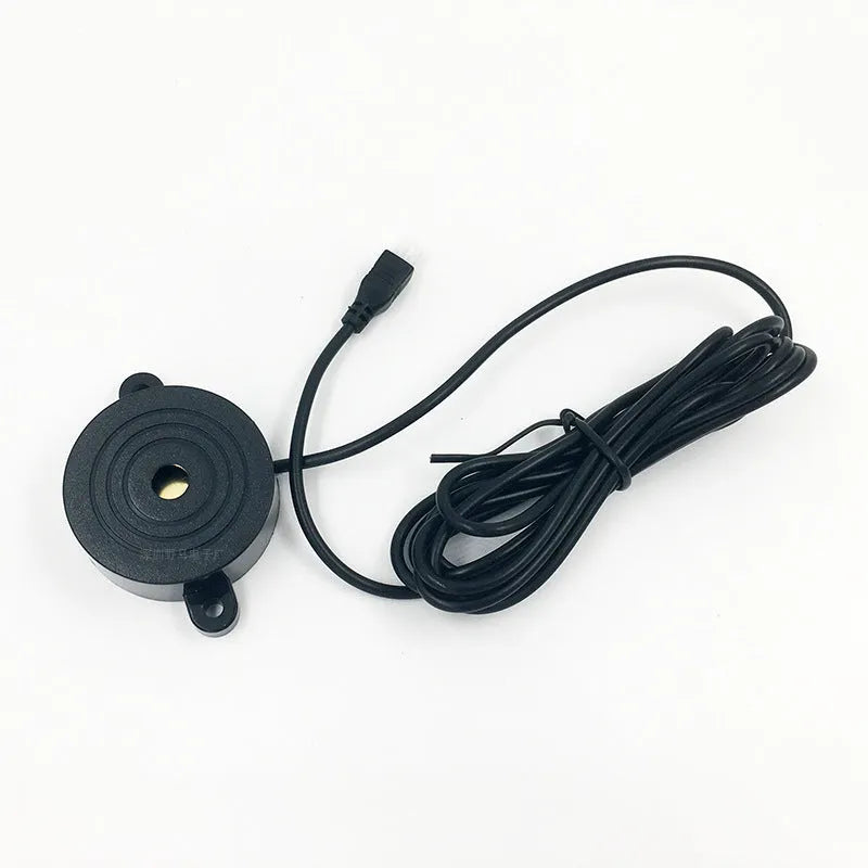 4-probe car reversing radar kit with sensors, buzzer module, cables and hole saw