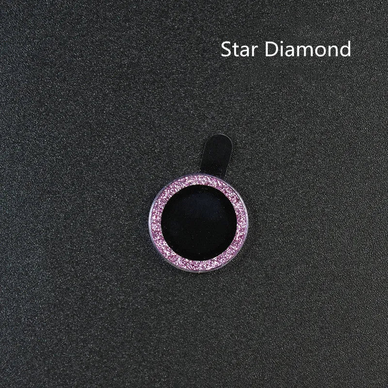 iPhone camera lens protection film with aluminium alloy ring and tempered glass