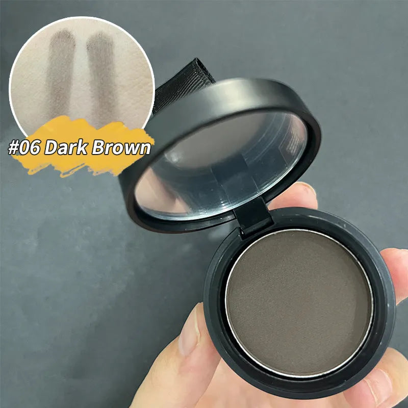 Hairline powder cosmetic product with 14 colour classifications for shadow repair and skin colour improvement