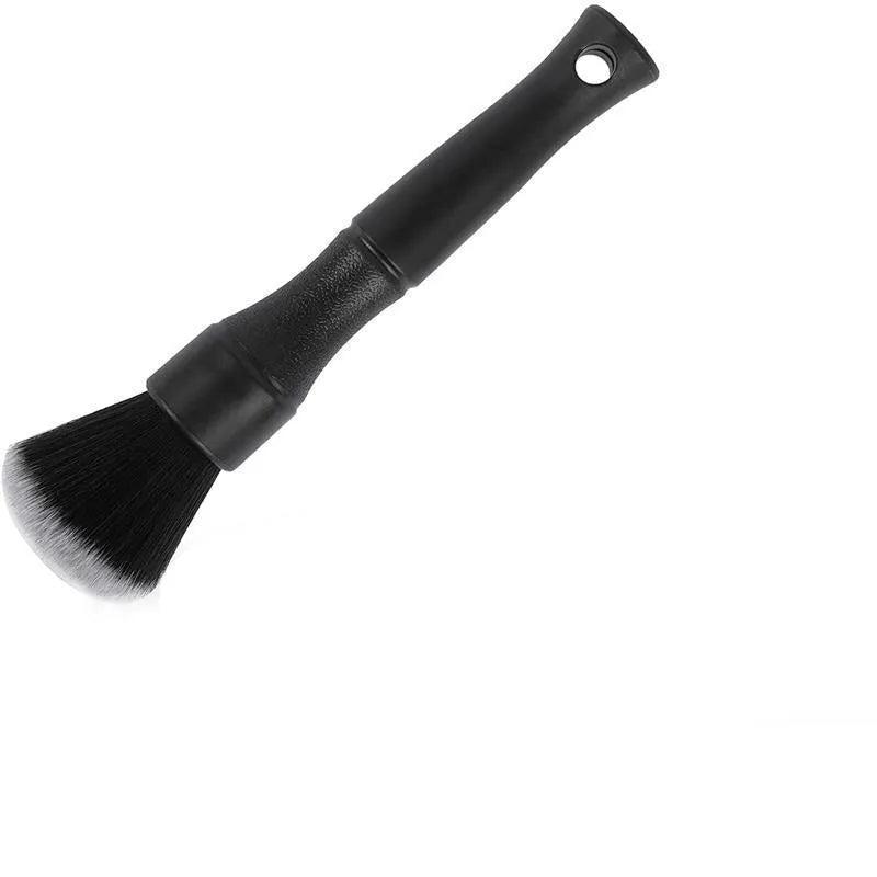 Black car detailing brush with pig hair bristles and PP handle in 240mm and 160mm sizes