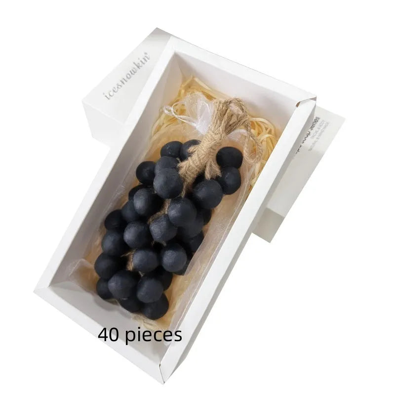 Handmade grape and litchi cleansing soap bars in 120g size with different packaging options