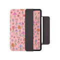 Magnetic flat shell protective sleeve for iPad Air 5 and Air 4 with polyurethane construction.