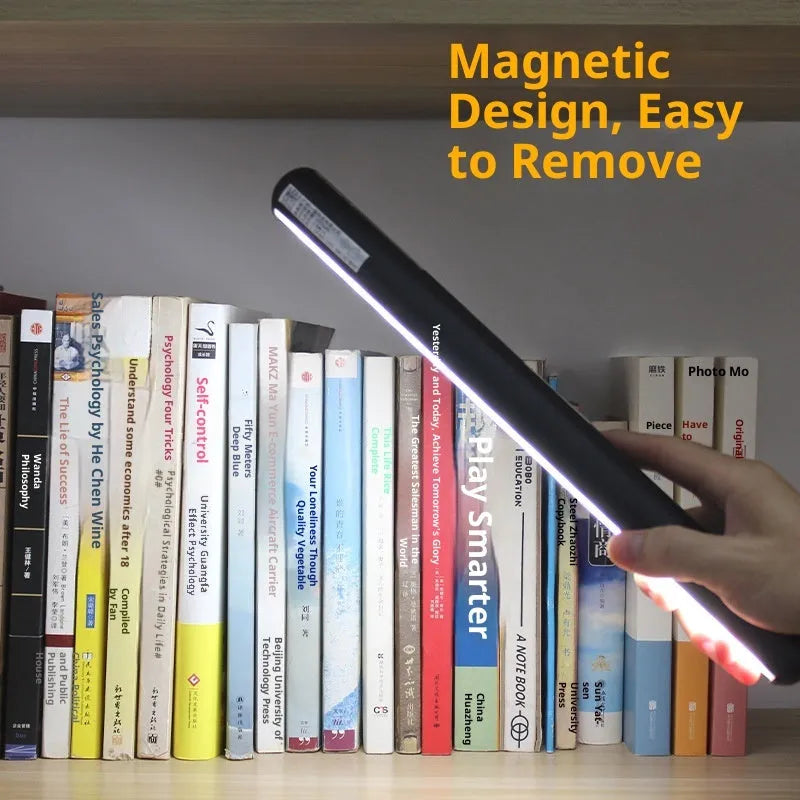 LED punch-free mirror light for living room dressing with remote control, 2000 mAh or 4000 mAh, white warm natural light