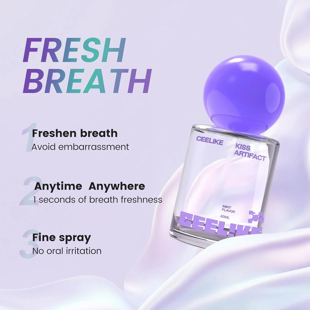 20ml portable oral hydrating spray bottle for dry mouth and lips.