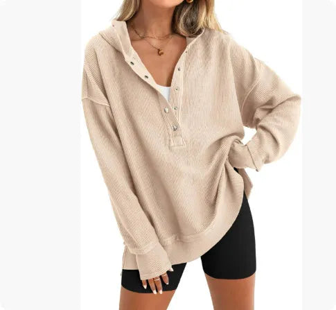Women's loose-fitting raglan sleeve sweater in peacock green colour for autumn winter wear