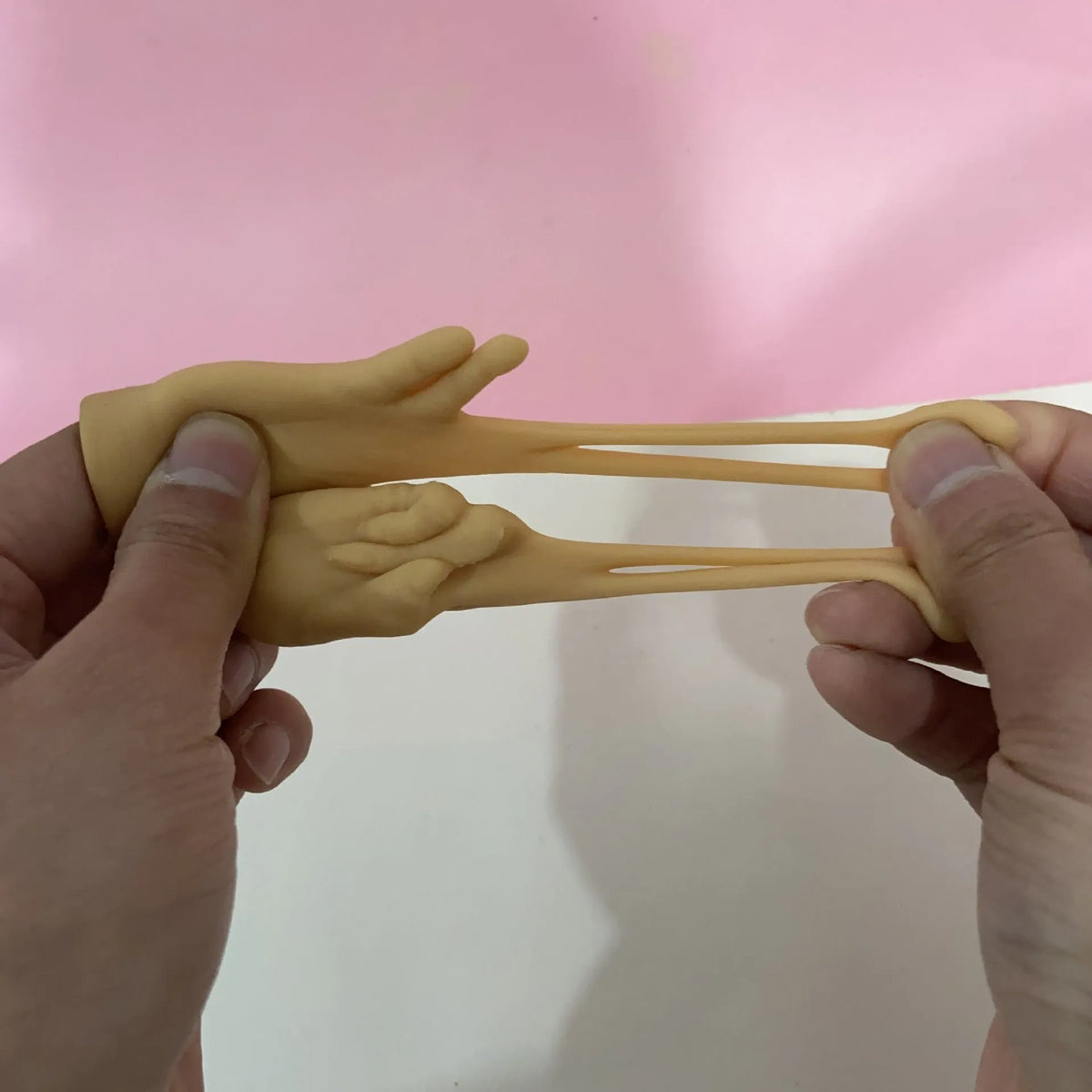 Stretchable mini trim cat teaser toy with TPR finger cot design and multiple colour options