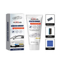 Car scratch repair suit with 60g scratch remover nano cloth towel and sponge on a white background