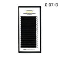 Mink hair false eyelashes showing 16-row dense matte construction in lengths from 8mm to 18mm