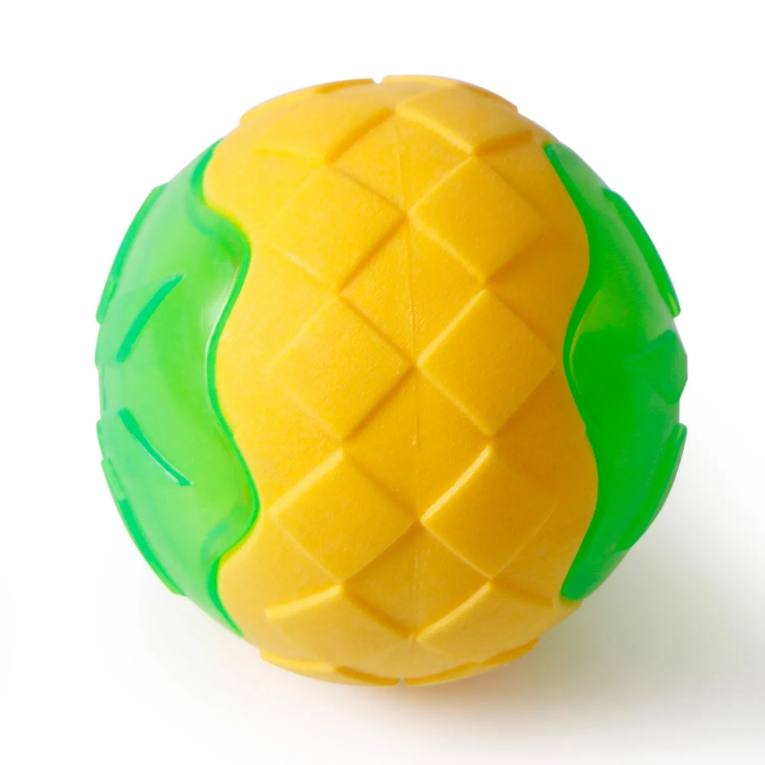 Blue dog toy ball with audible and glow features made from TPR material for chewing and floating play