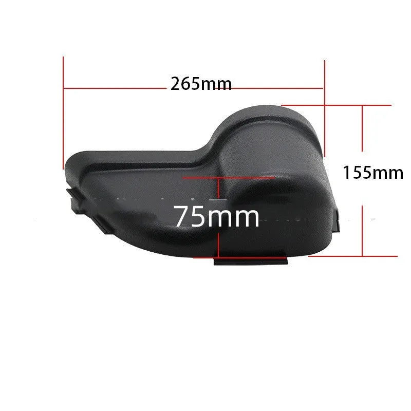 Black ABS car door storage box for Jeep Wrangler JK and JL models 2011-2020
