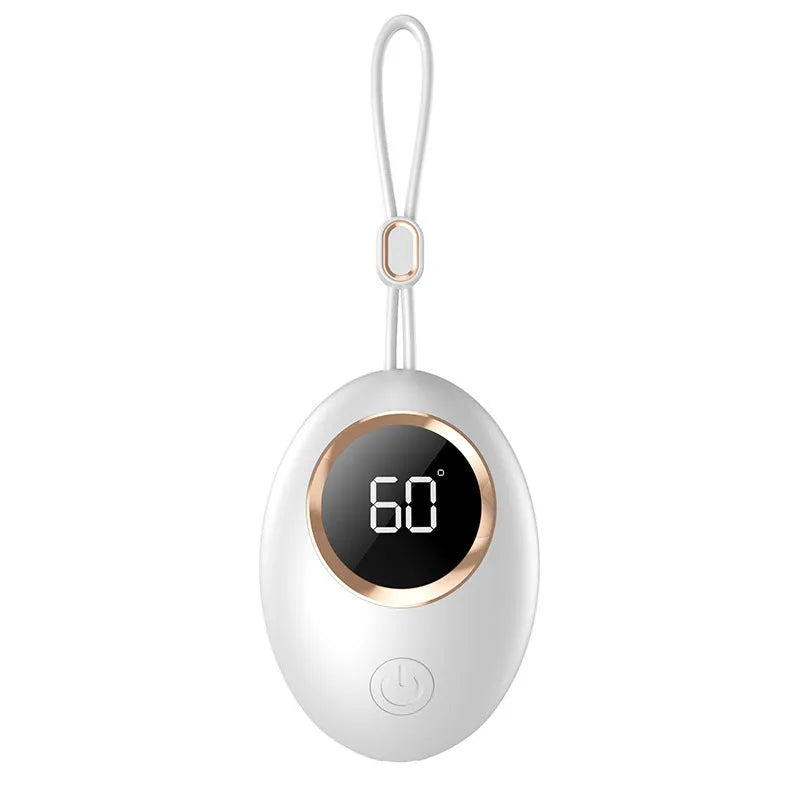USB digital hand warmer heating pad in chosen colour with display.