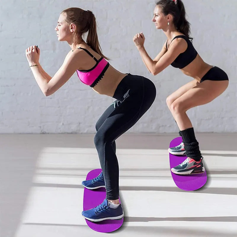 Simply Fit Board ABS balance board for core workout with twist rotation, 60x24x7.5cm, available in blue green orange purple