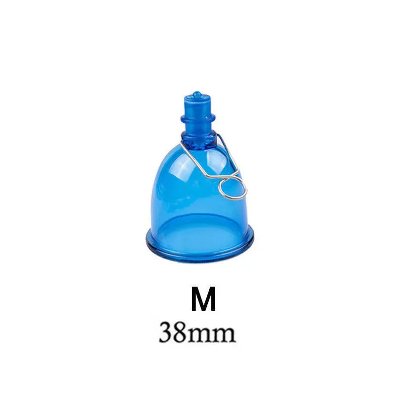 Blue silicone male masturbator cup adult physical stretch exerciser