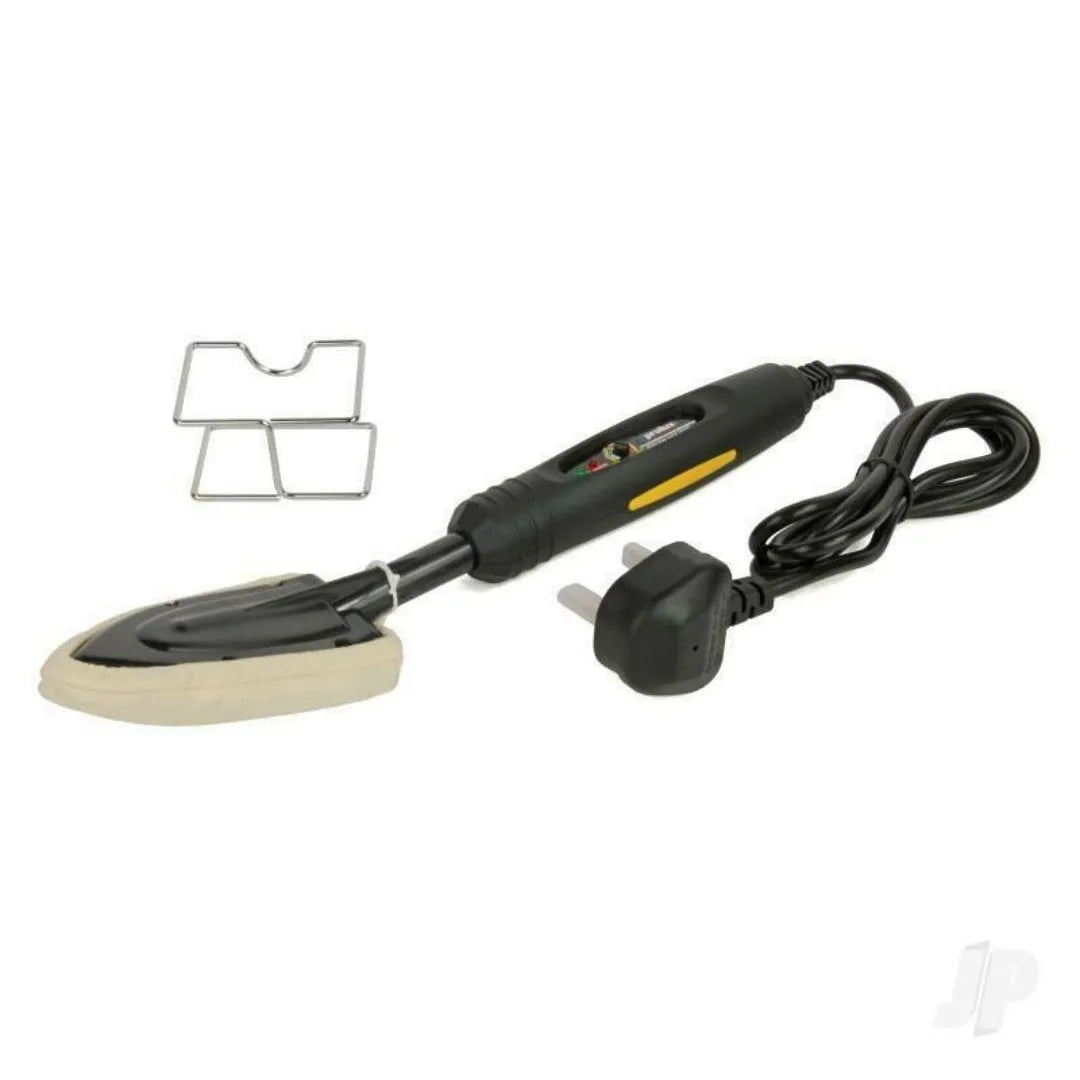 Electronic temperature control hot iron with PTFE soleplate and temperature display