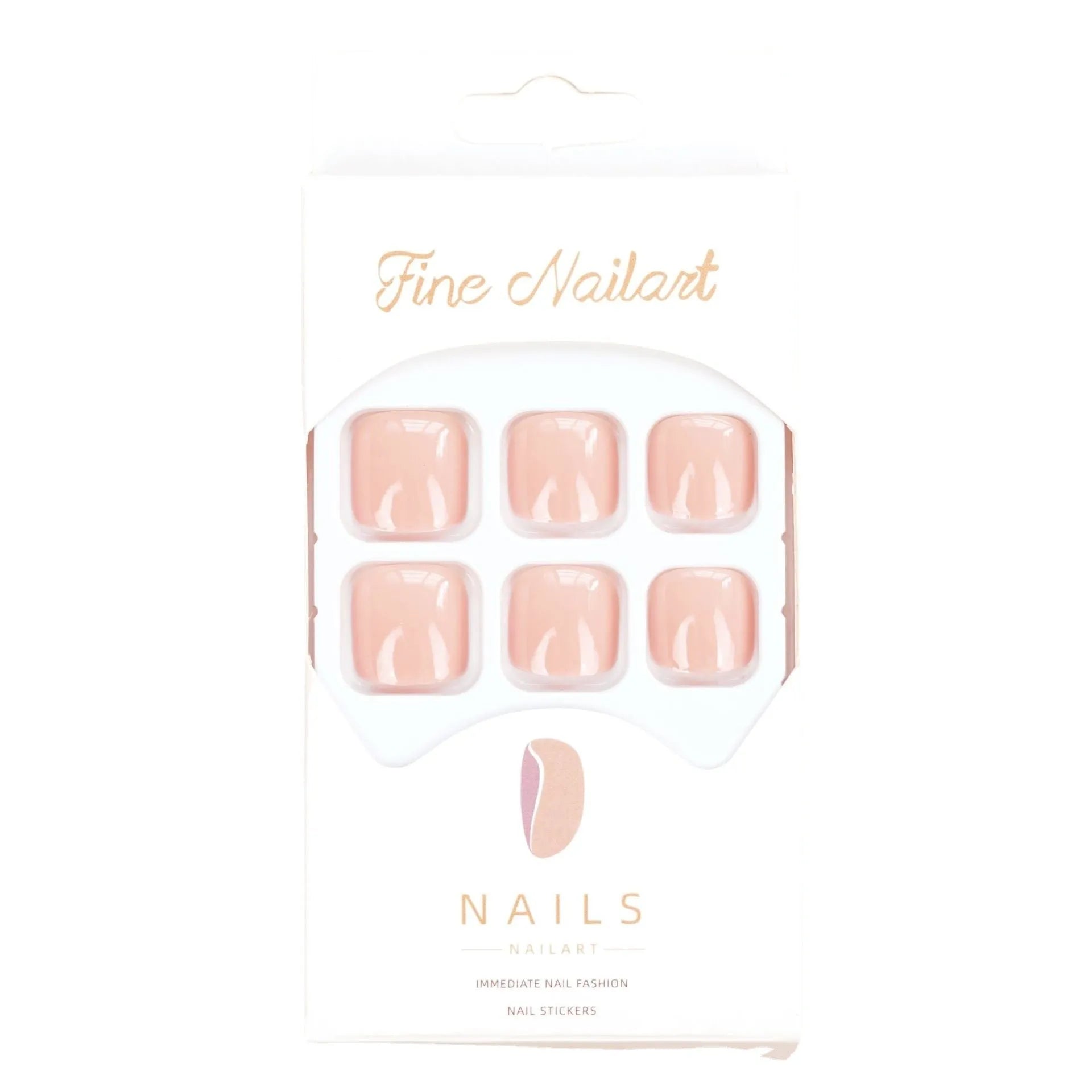 Skin tone false toenail stickers with glue for cosplay application.