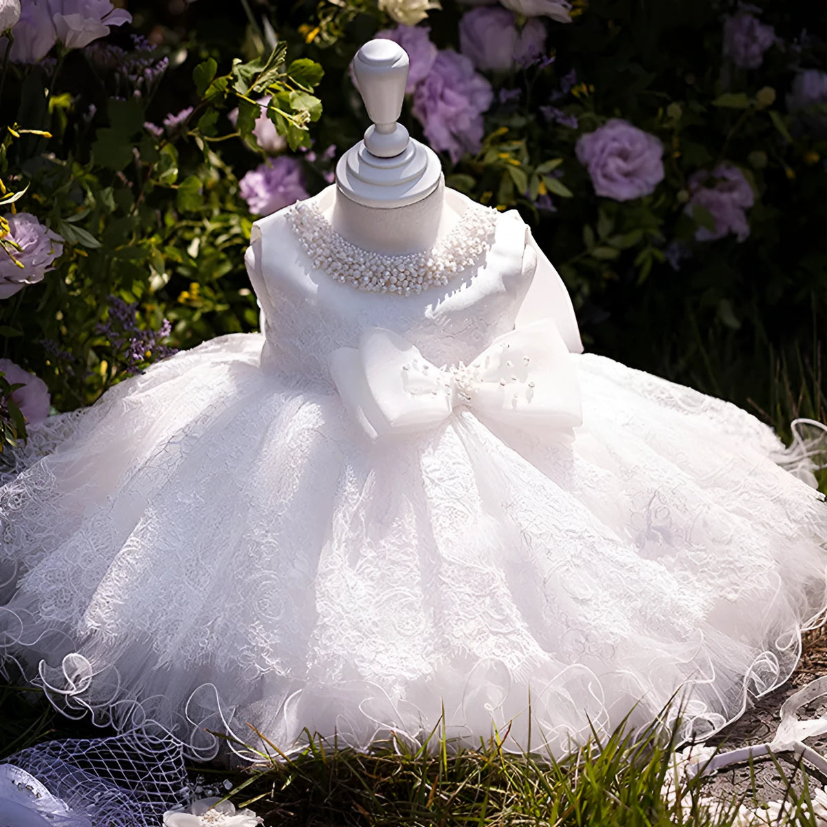 Girls' princess dress Western style tulle tutu in picture colour, nylon fabric, suitable height 80-150cm