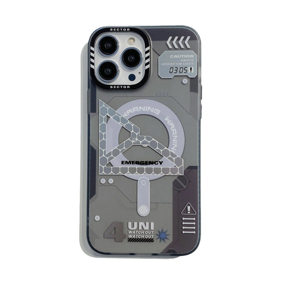 Magnetic frosted iPhone case for 15 Pro Max in black, grey, and light greenish blue with PC anti-fingerprint cover