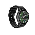 Smart watch with 1.30-inch colour screen and stainless steel body on wrist
