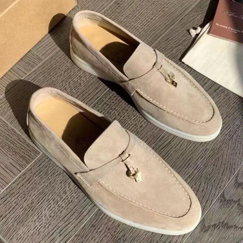 Men's high-top slip-on loafers in black with a round toe and rubber sole on a white background.