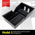 Plastic storage organiser tray for Tesla Model 3 Model X Model S centre console retrofit