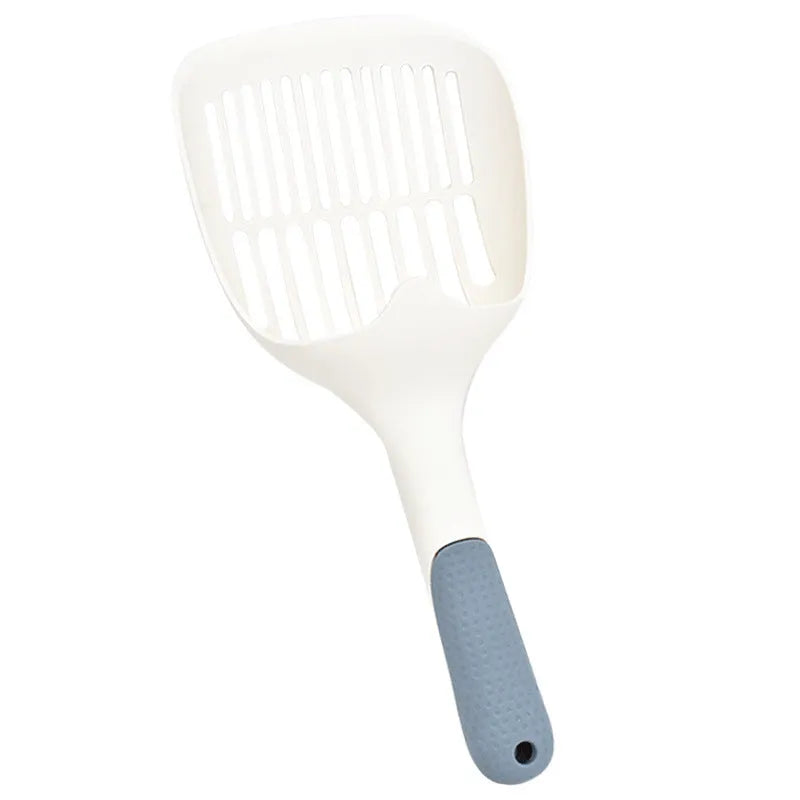 Large solid plastic cat litter shovel for tofu cat litter waste removal