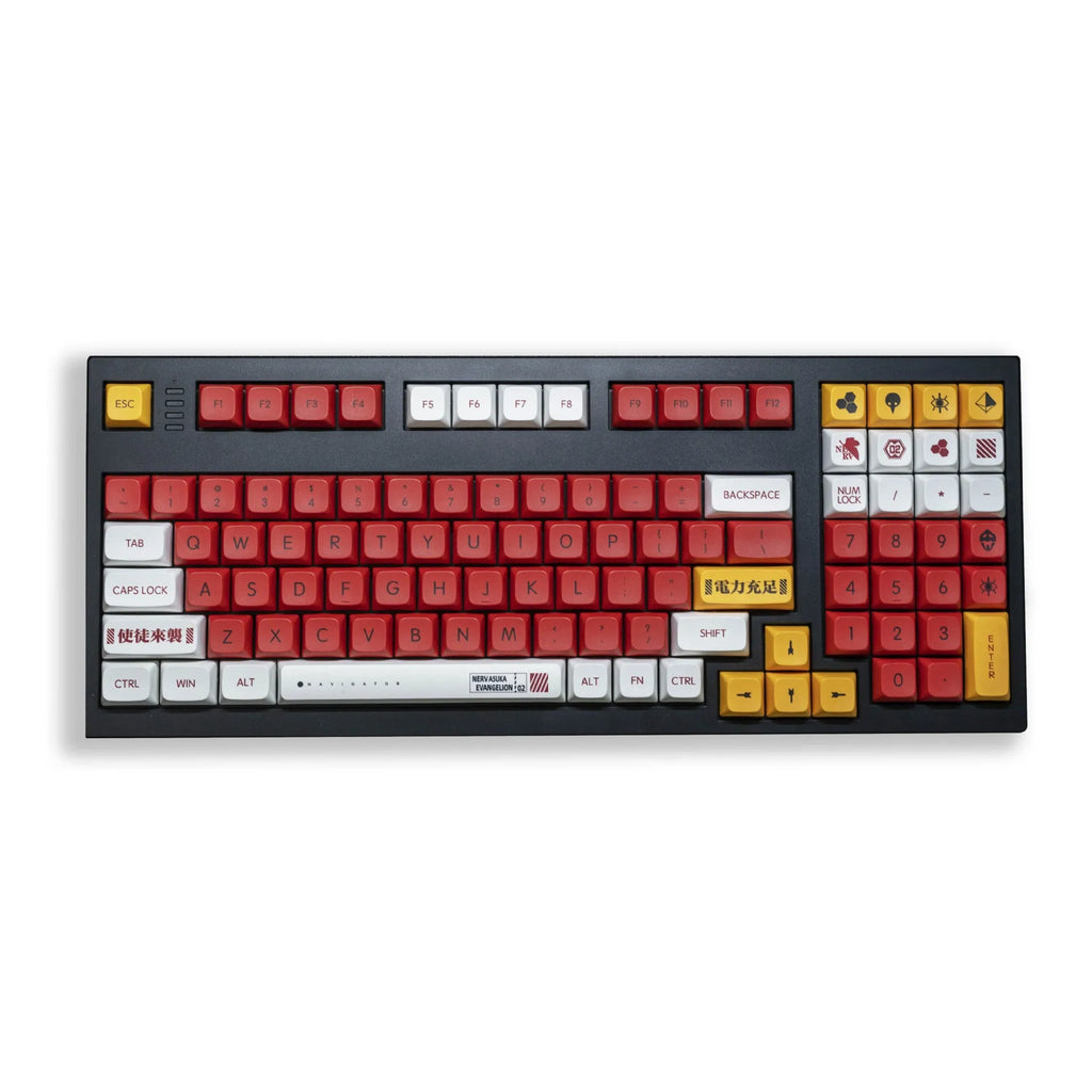 PBT sublimation key cap set with Boy and Girl colour matching for mechanical keyboards
