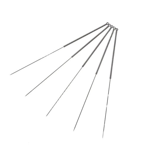 Mk8 E3D nozzle cleaning needles in five sizes with ten pieces per box for 3D printer maintenance