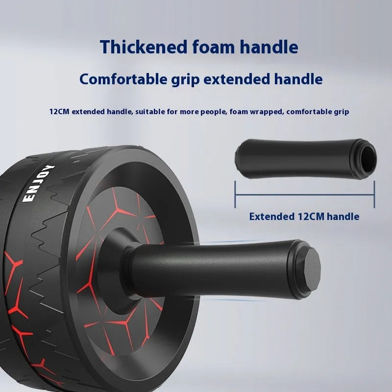 Abdominal wheel fitness equipment in multiple colour combinations for core strengthening exercises