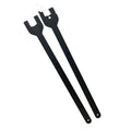 Land Rover fan support wrench set showing 36mm and 40mm alloy steel spanners.
