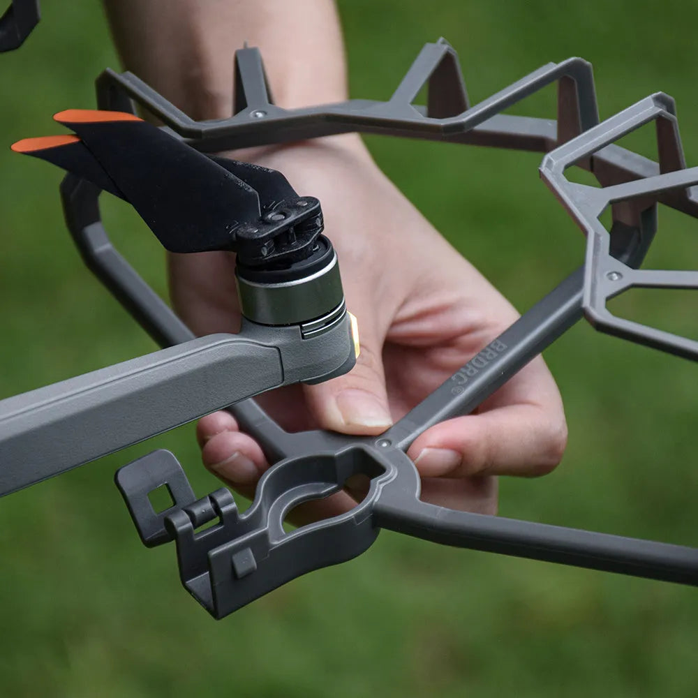 Grey ABS plastic propeller guard ring for DJI Royal Air 2 and Air 2S drone models.