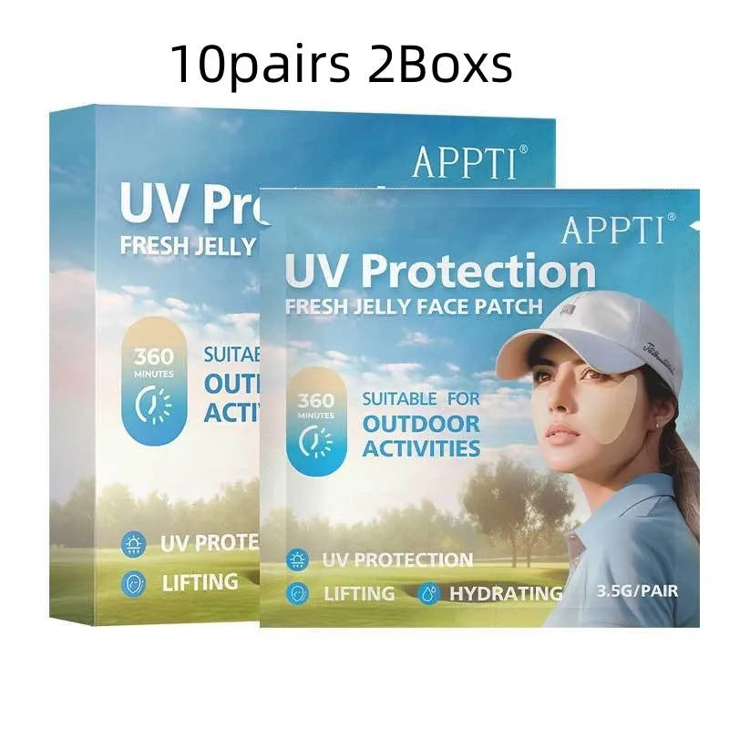 UV protection sports eye mask in standard size with 5ml net content per unit
