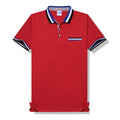 Children's short sleeve school uniform shirt in white, 90% combed cotton, lapel collar, for kindergarten students