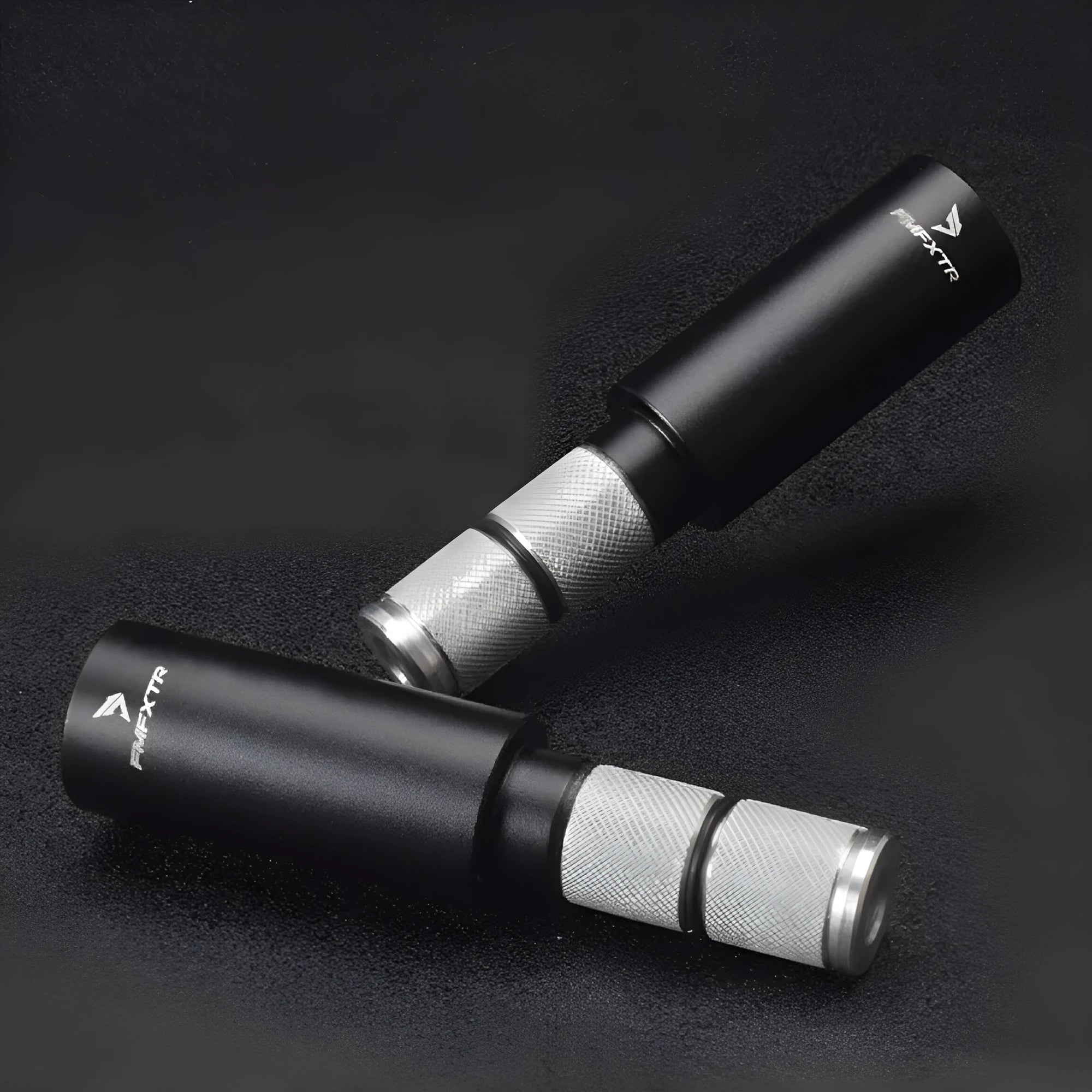 Pair of aluminium alloy bicycle handlebar extension rods with adjustable range 15-20mm