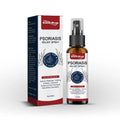 30ml bottle of body care relief spray with a spray pump, shown with its box.