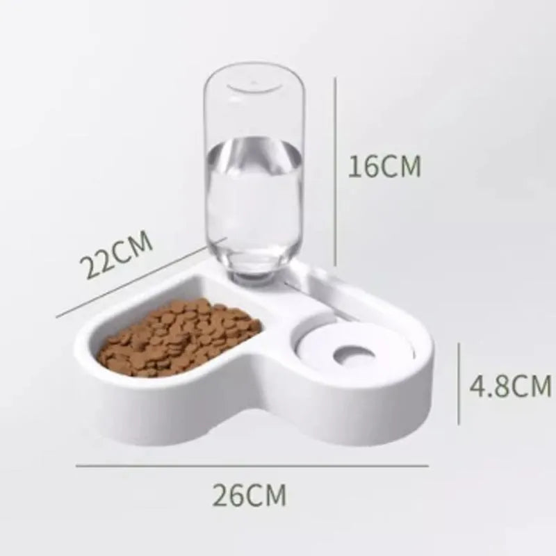 White pet water fountain with four flow modes for cats and dogs