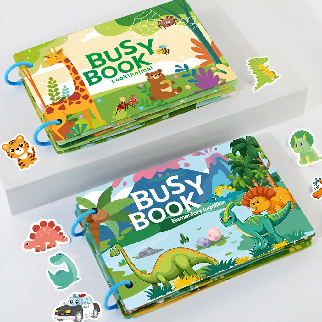 Educational toys books set for children 3-6 years made from paper with multiple learning versions