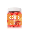 Bottle of 60 zinc CoQ10 omega-3 vitamin B3 gummies for adult heart blood health and immune support