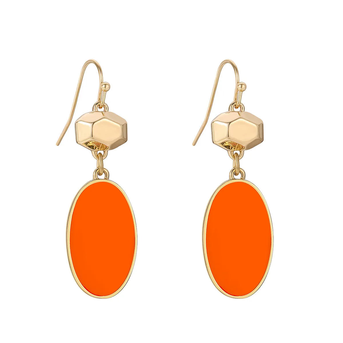 Colourful flower stud earrings made from alloy for women, supplied as one pair in three colour options.