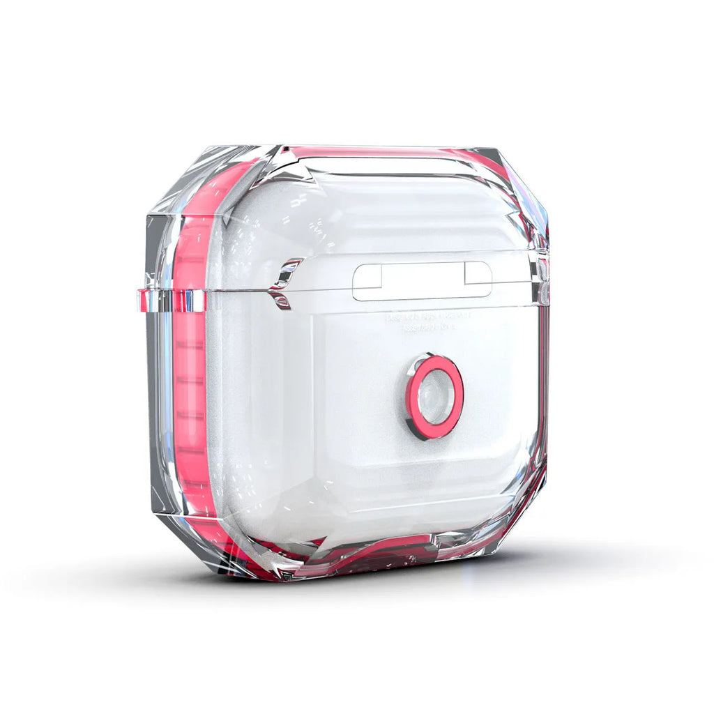 Transparent TPU silicone drop-resistant protective cover for Apple AirPods 3rd generation case in black, 6.7x2.7x5cm
