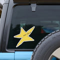 Funny facial expression waterproof vinyl sticker, available in 3.5 x 3.5 inch and 7 x 7 inch sizes.