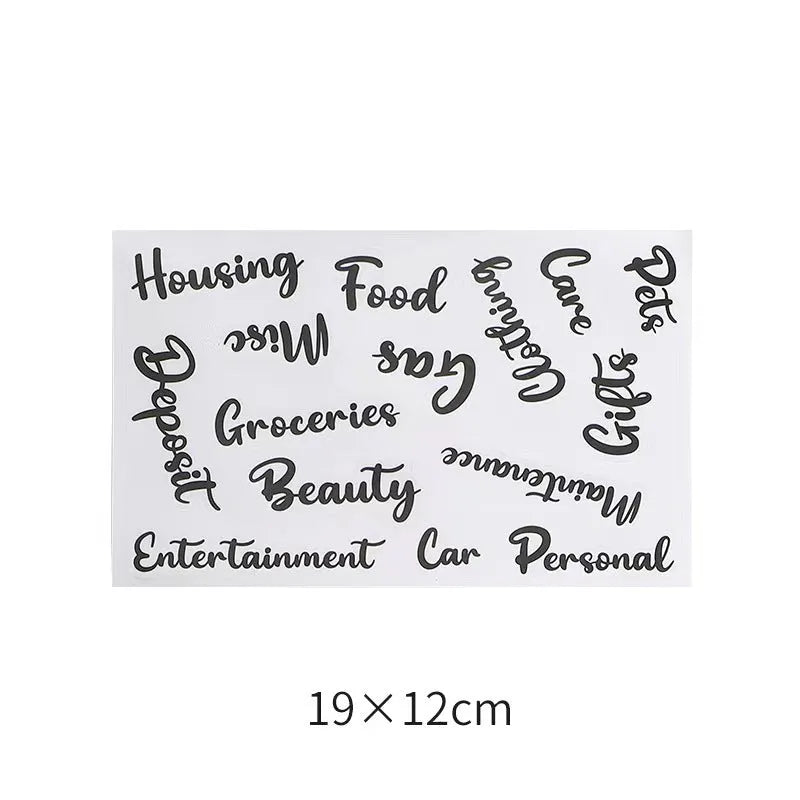 Assortment of paper adhesive stickers, labels, A6 rulers, and sticky notes in various colours and grid layouts.