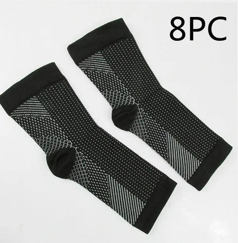Compression foot sleeve for men women anti fatigue ankle support breathable nylon moisture wicking